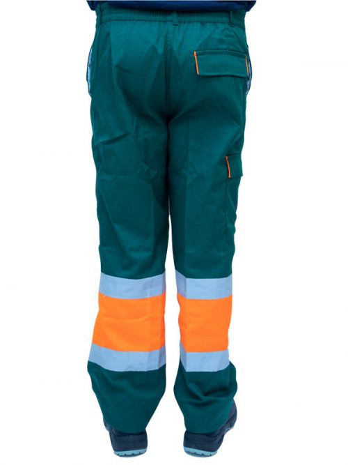 16_pantalon combinado verde-naranja-1 Homologadas FUSBA Ropa de trabajo