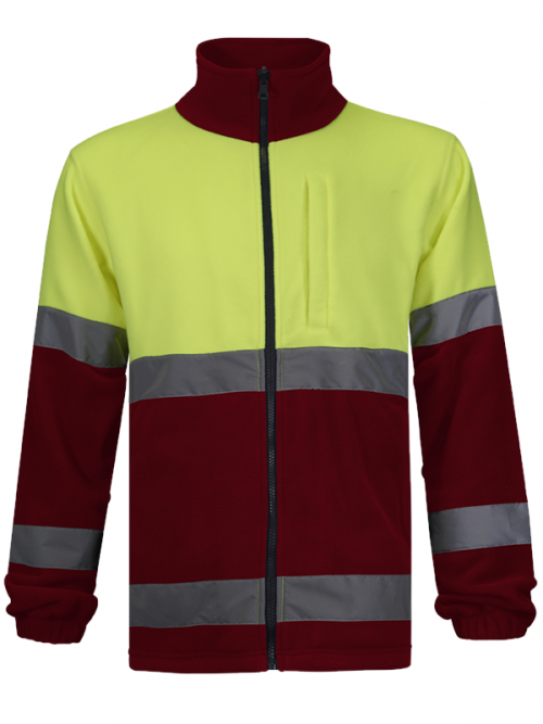 wr816-forro-polar-combinado-amarillo-rojo FUSBA Ropa de trabajo