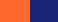 Naranja Flúor - Azul