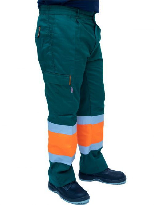 16_pantalon combinado verde-naranja-2 Homologadas FUSBA Ropa de trabajo